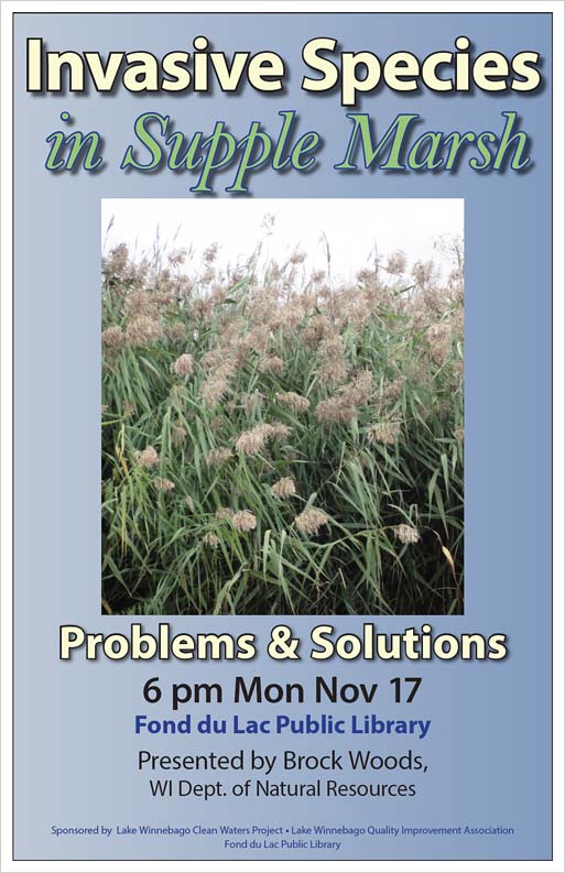 poster for Supple Marsh programs sponsored by FDL Library